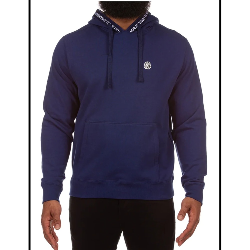 Billionaire Boys Club Hoodie Mens S Blue Depth BBC Small Oversized Sweatshirt